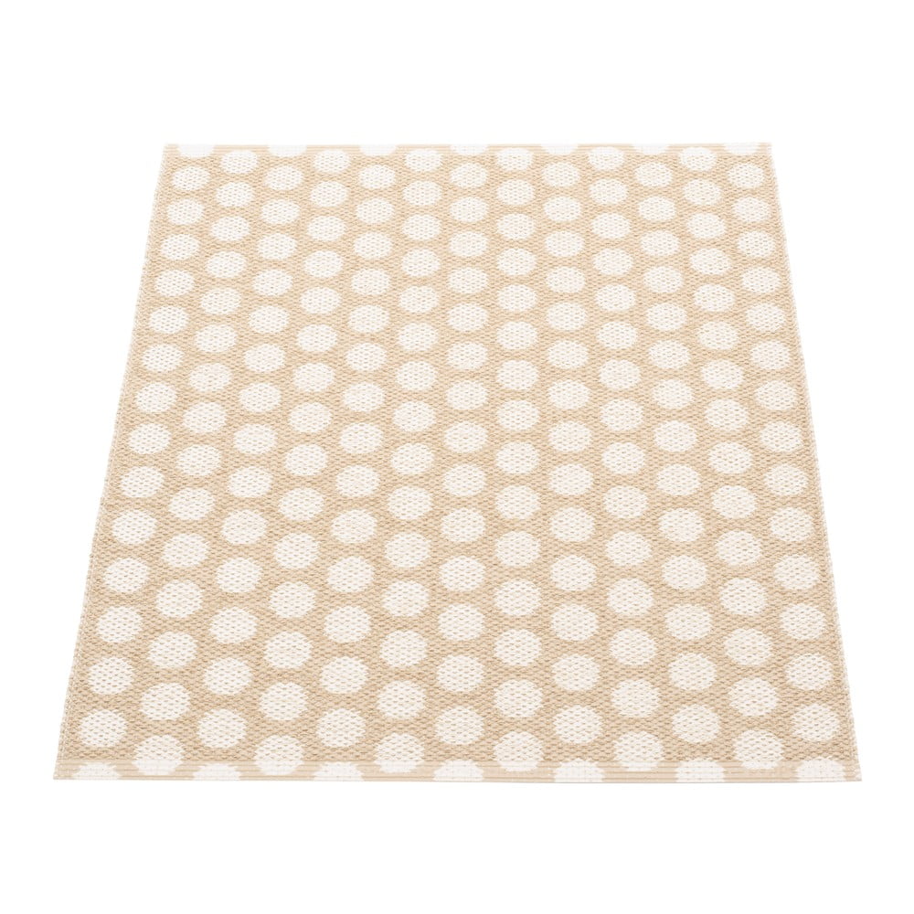 Bézs-krémszínű kültéri-beltéri szőnyeg 70x90 cm Noa Beige Vanilla – Pappelina
