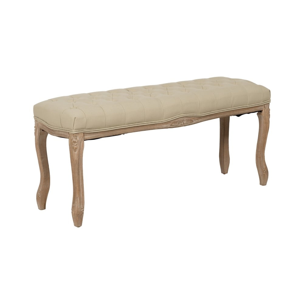 Bézs-natúr színű pad Royal – Ixia