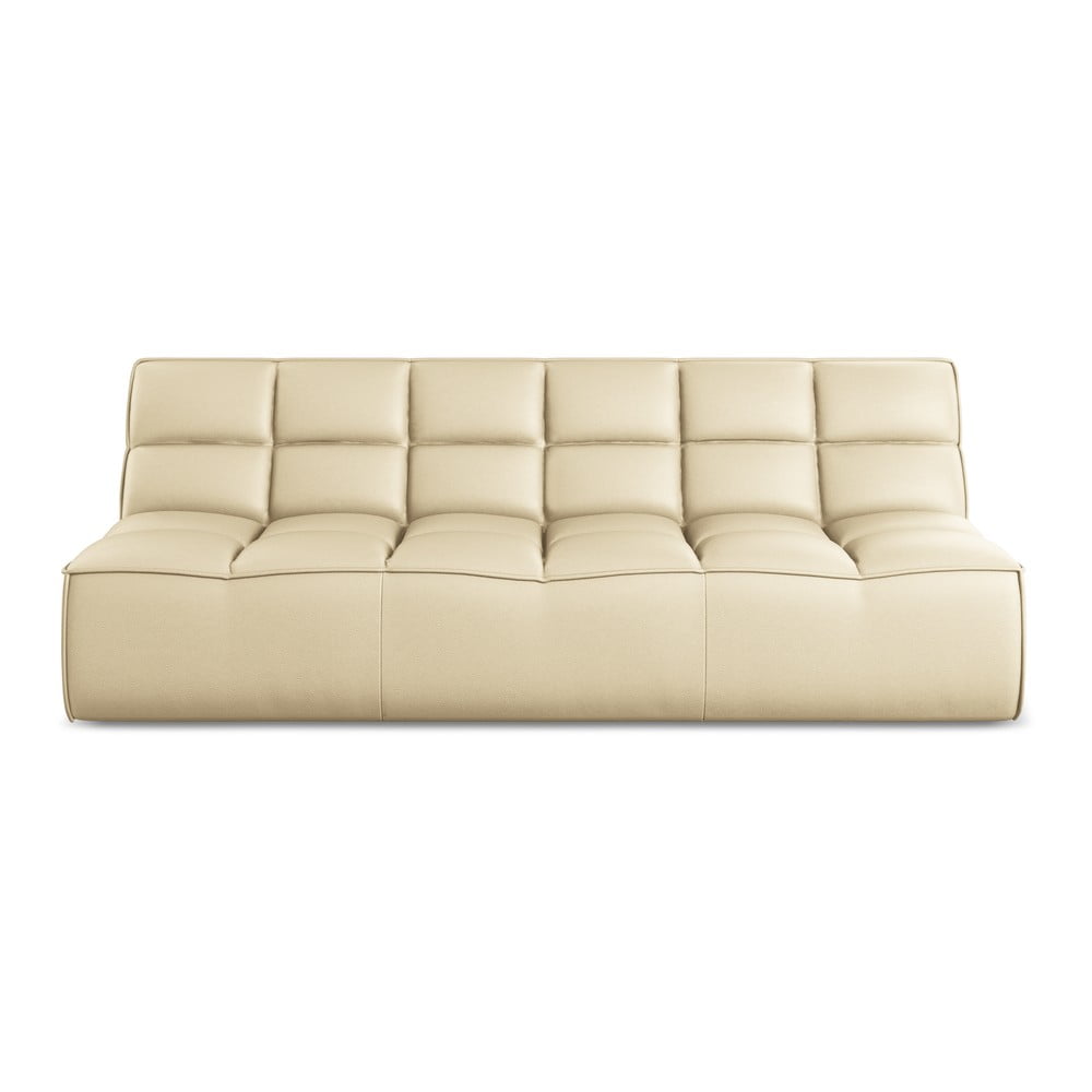 Bőrutánzat kanapé modul Kalai – Makamii