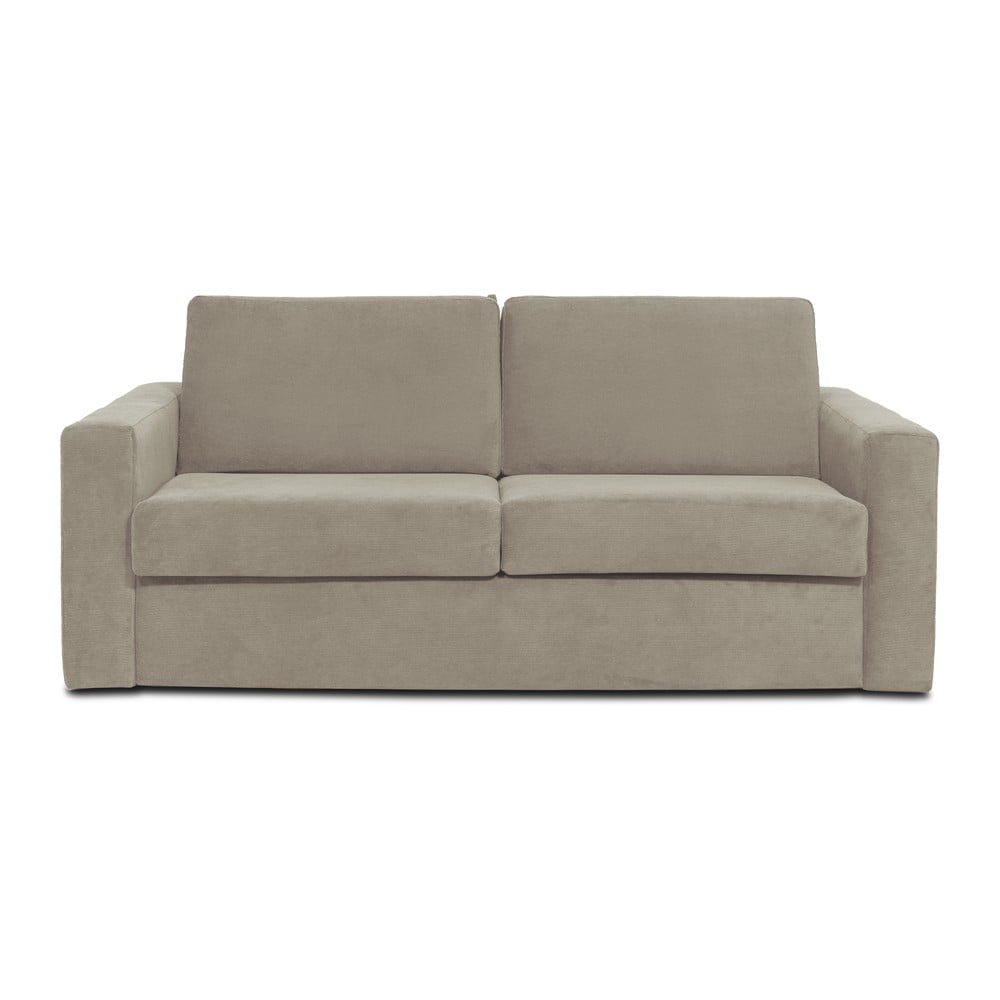 Elbeko bézs kinyitható kordbársony kanapé