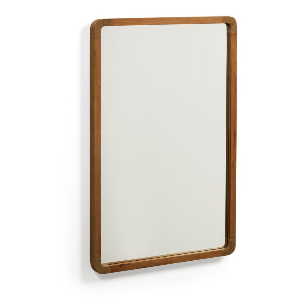 Fali tükör tömörfa kerettel 45x70 cm Shamel – Kave Home