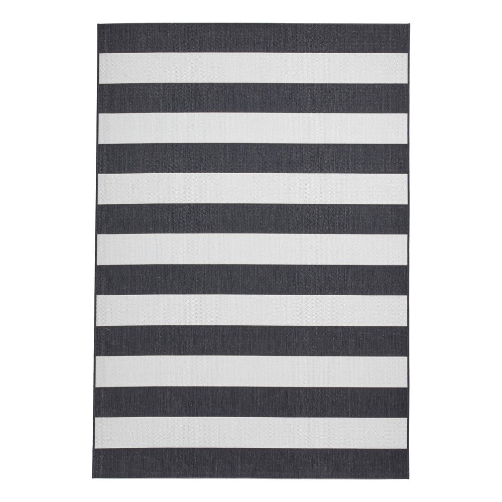 Fehér-fekete kültéri szőnyeg 160x230 cm Santa Monica – Think Rugs