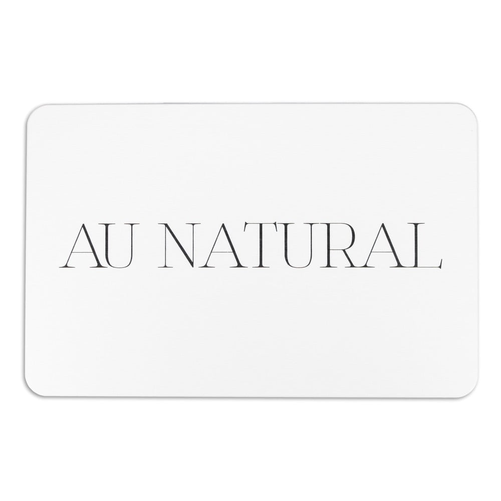 Fehér kovaföld fürdőszobai kilépő 39x60 cm Au Natural – Artsy Doormats
