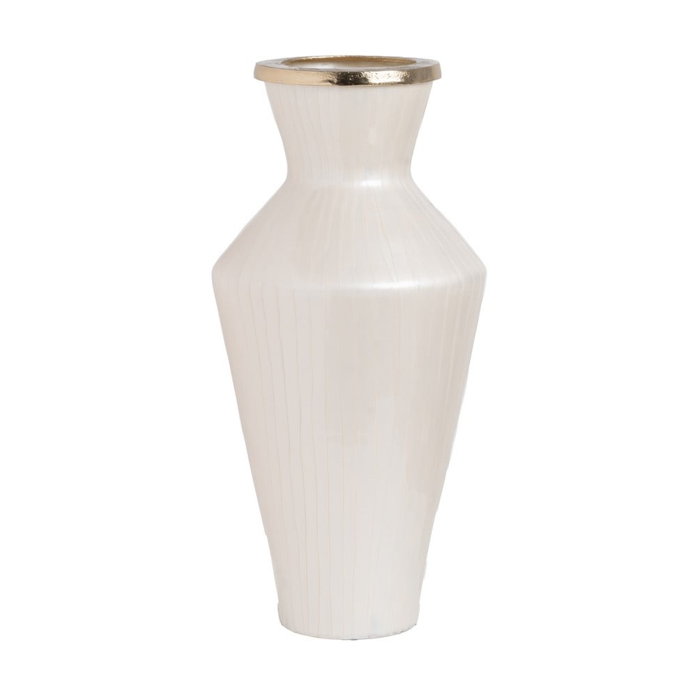 Fehér üveg magas váza (magasság 57 cm) Linea – Ixia