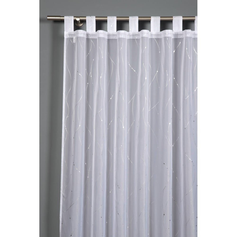 Fehér voile fényáteresztő függöny 140x245 cm – Sehlbach