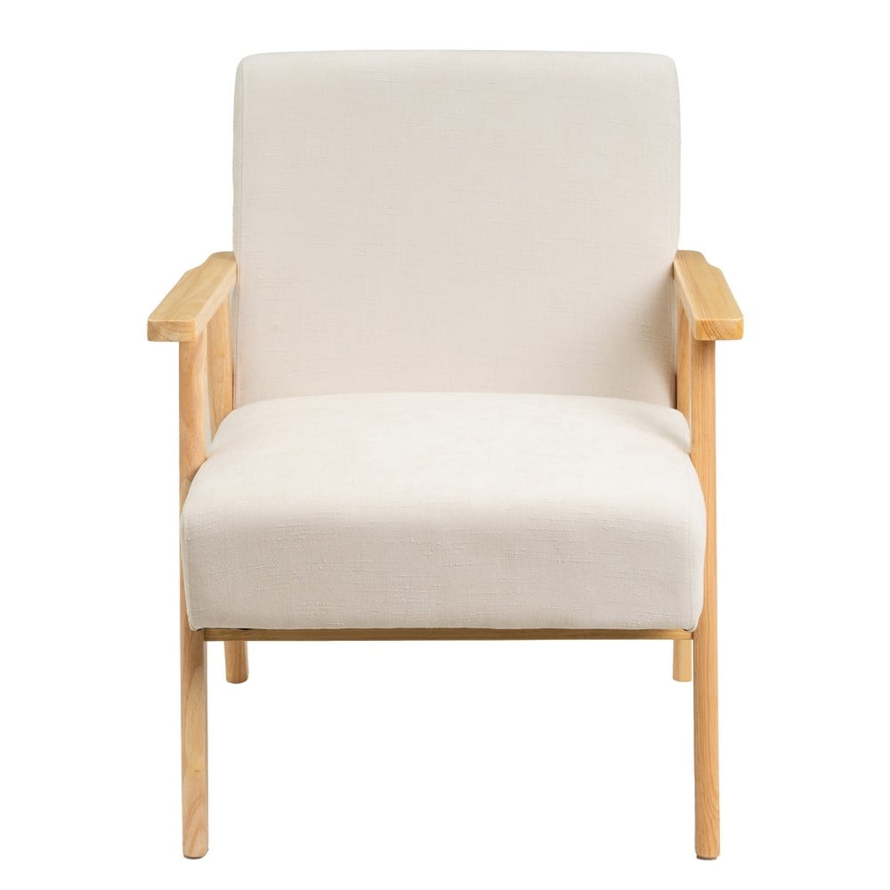 Fehér zsenília fotel Vintage – Casa Selección