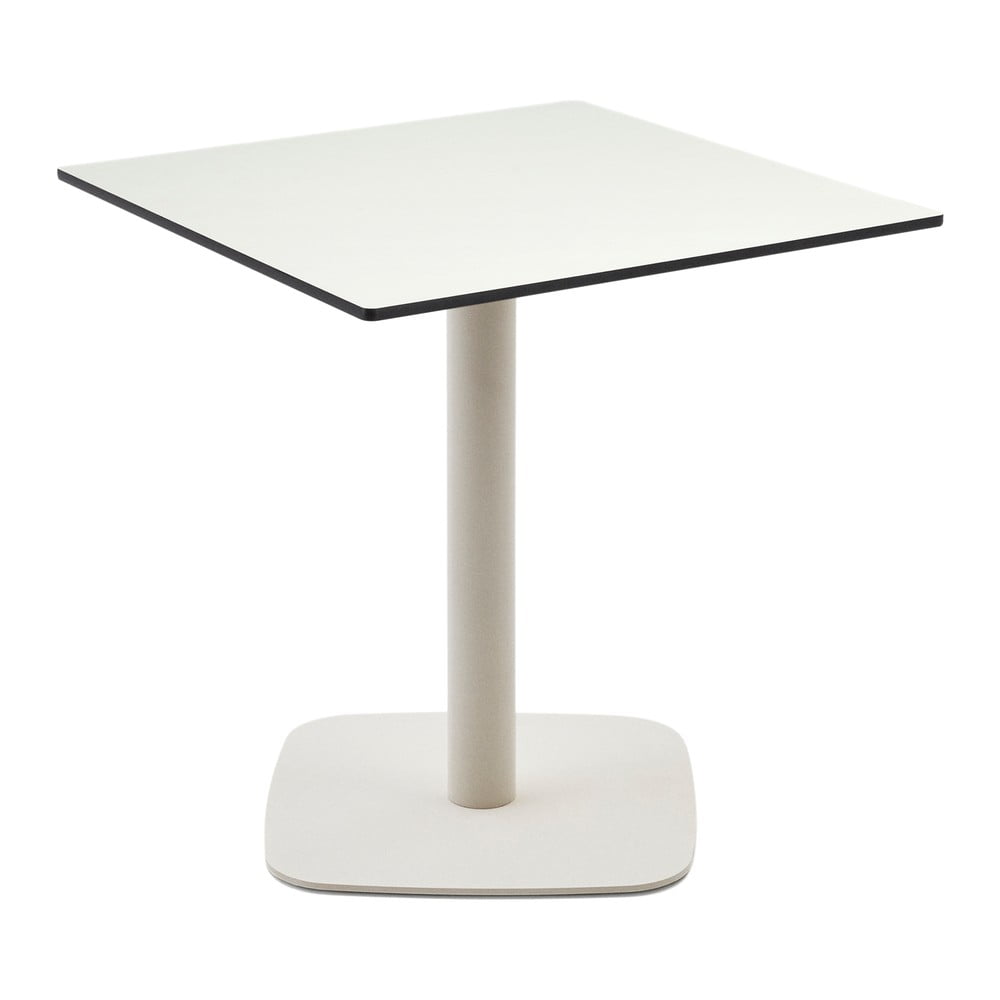 Fém kerti étkezőasztal 68x68 cm Dina – Kave Home