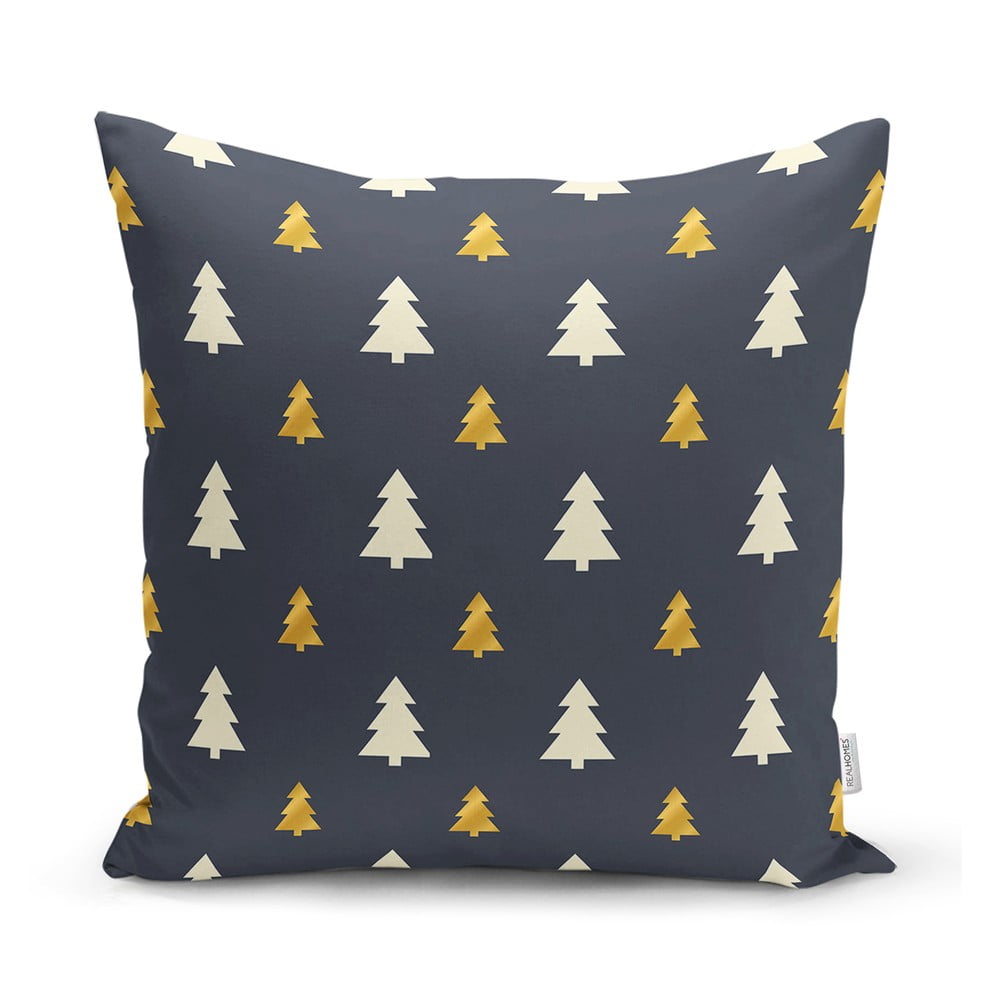 Karácsonyi mintás textil párnahuzat 43x43 cm – Mila Home