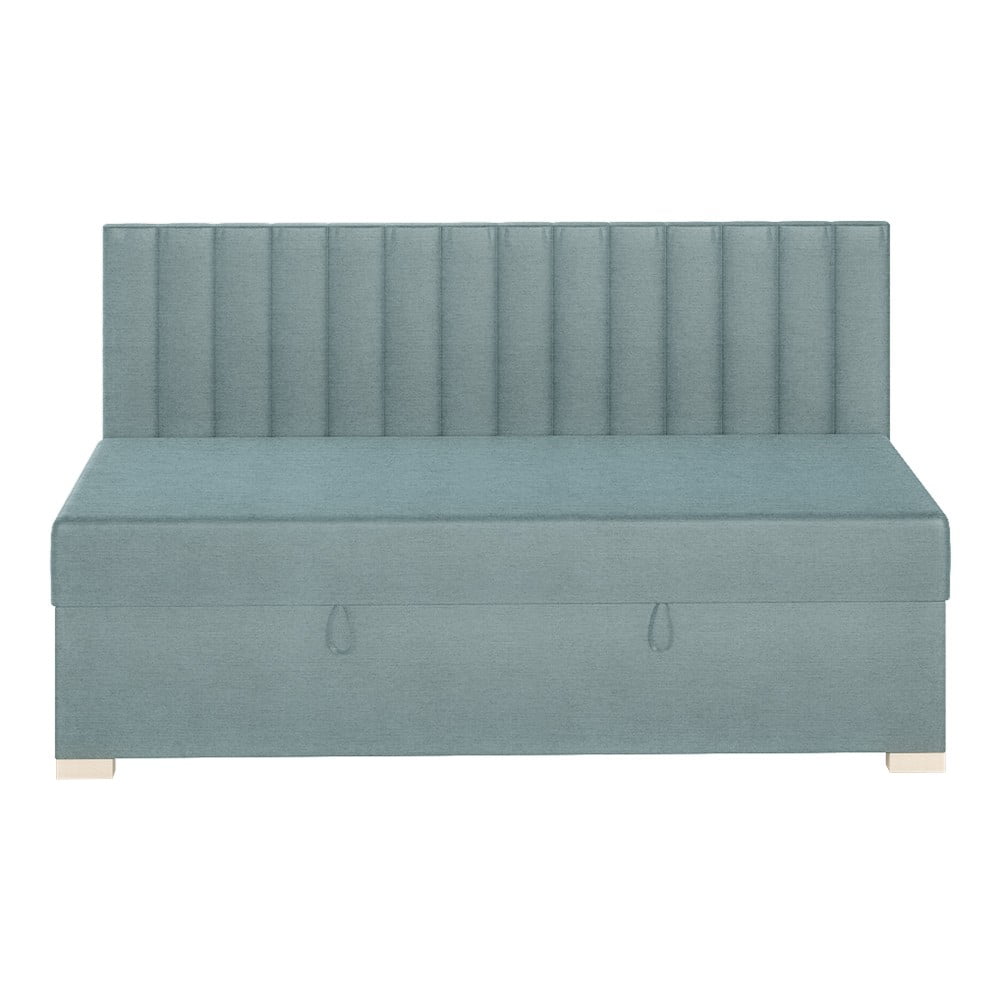 Kék ágyneműtartós gyerekágy matraccal 90x200 cm Chill – Ghado