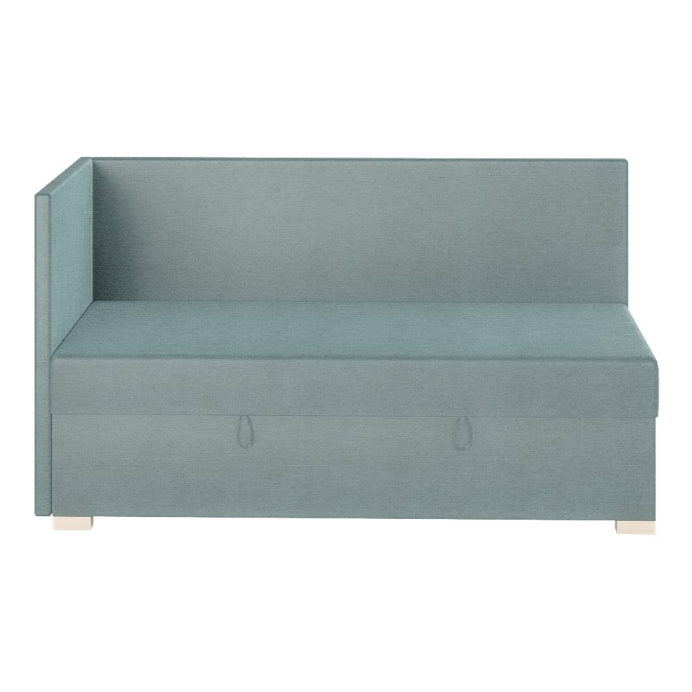 Kék sarok ágyneműtartós gyerekágy matraccal 90x200 cm Flexi – Ghado