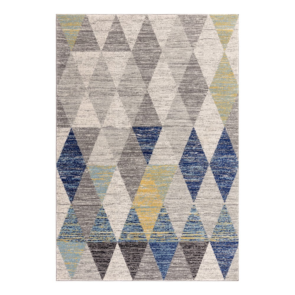Kék szőnyeg 80x150 cm Muse Harlequin Blue – Asiatic Carpets