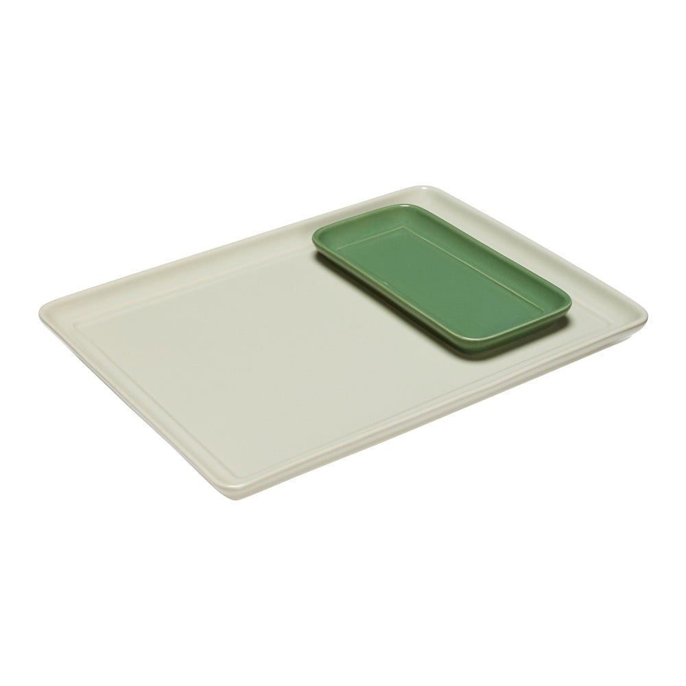 Kerámia dekoratív tálca szett 2 db-os 26x35 cm Amare – Hübsch