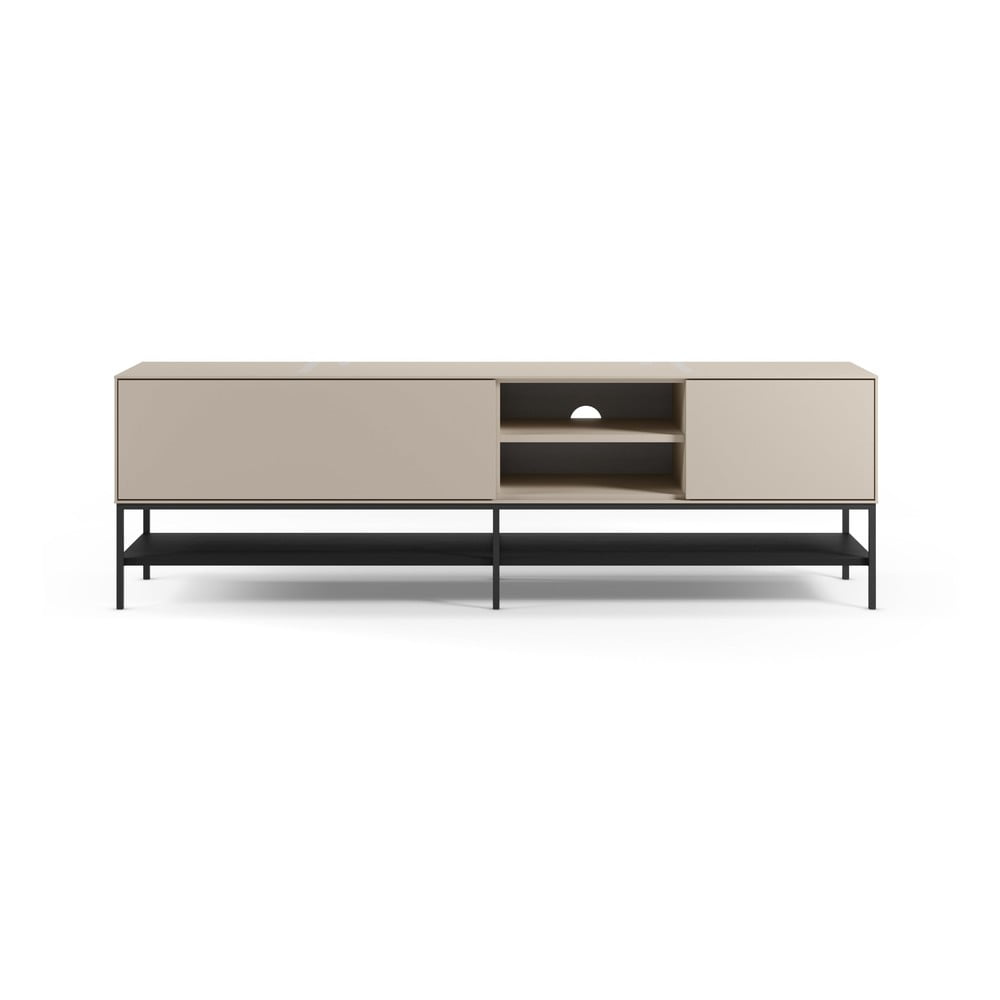 Krémszínű TV-állvány 180x55x35 cm Amira – Marckeric