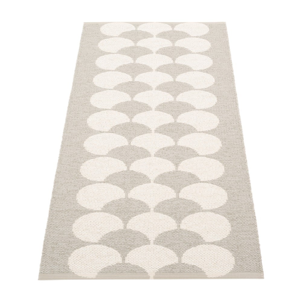 Krémszínű kültéri-beltéri futószőnyeg 70x150 cm Poppy Linen – Pappelina