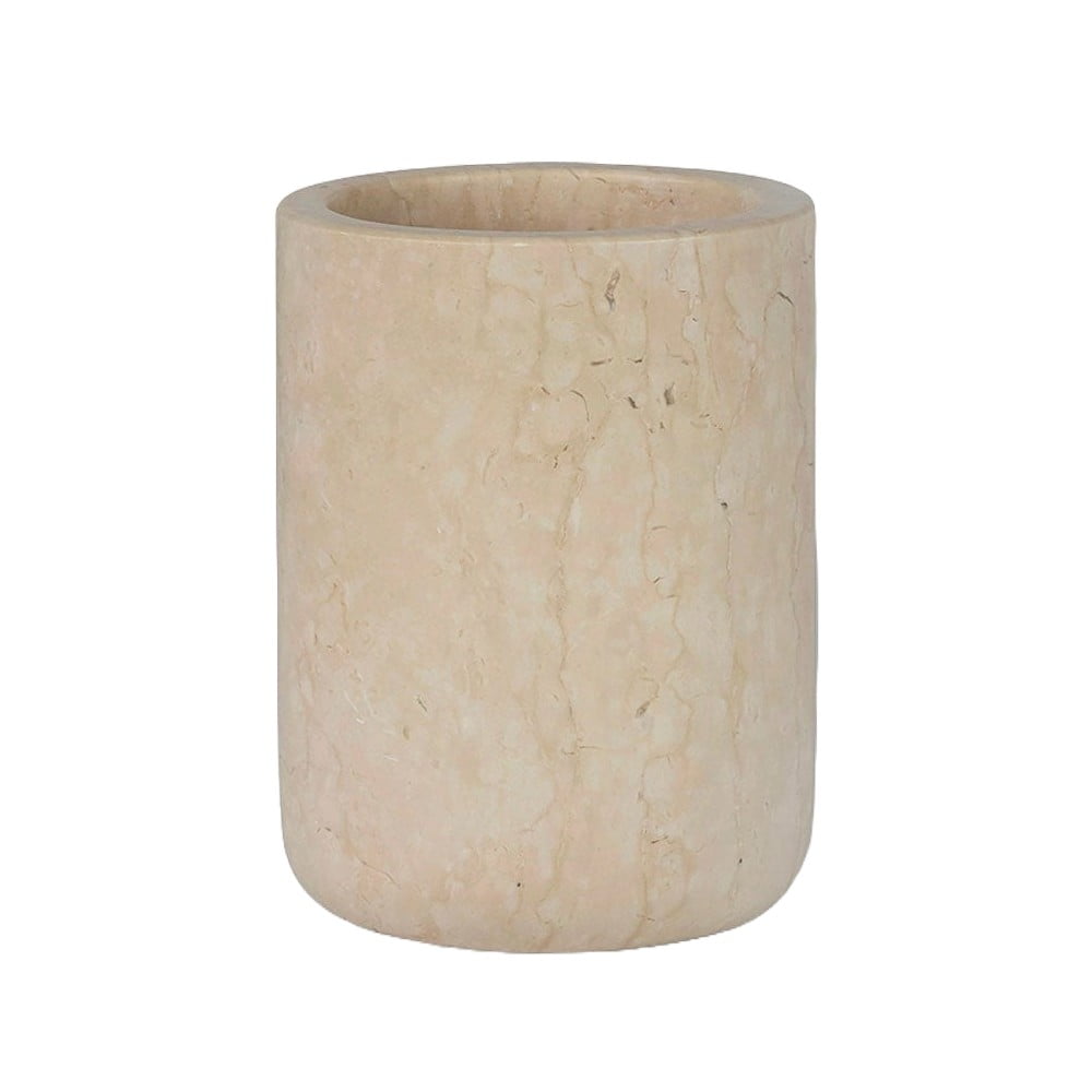 Krémszínű márvány fogkefetartó pohár Marble – Mette Ditmer Denmark