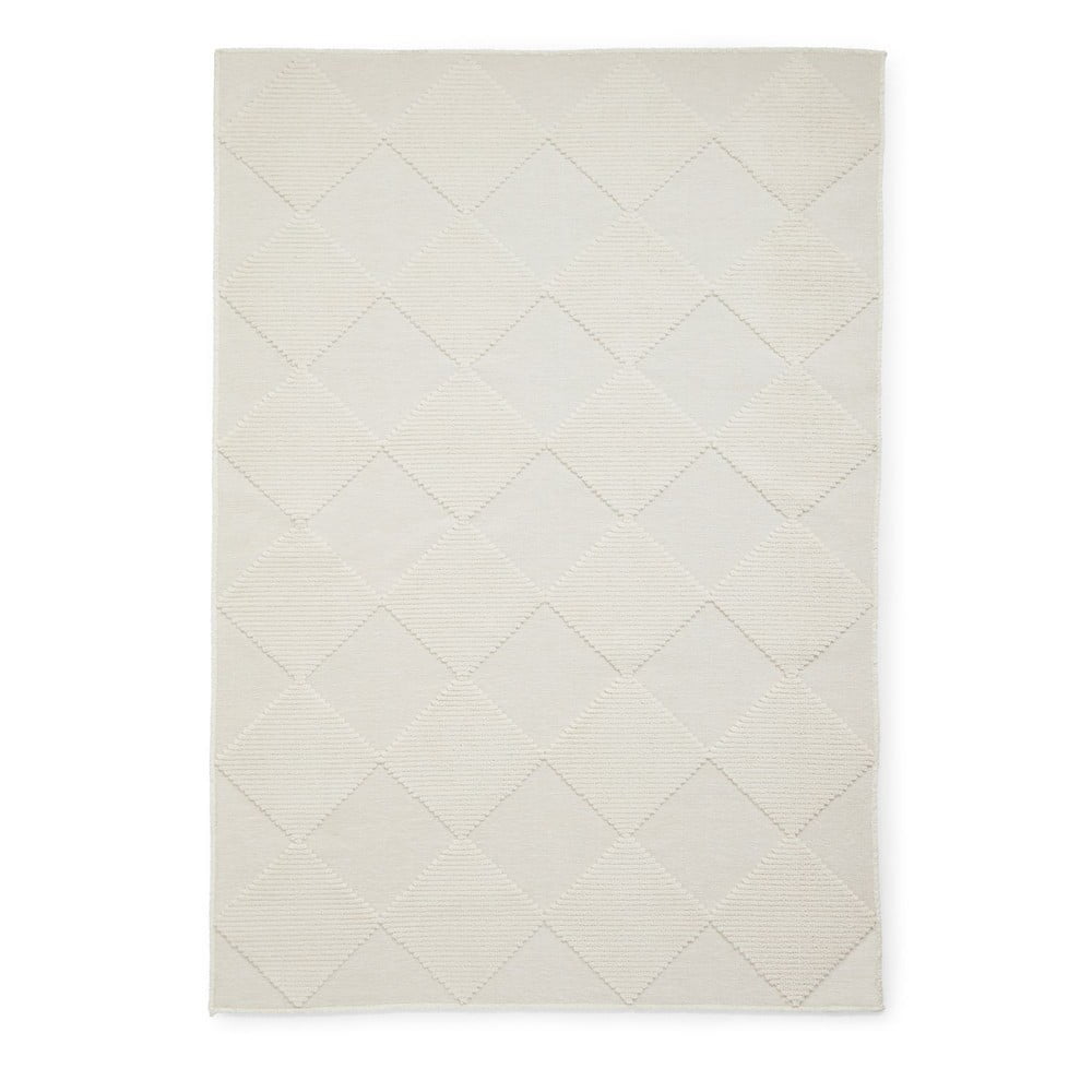 Krémszínű mosható szőnyeg 80x150 cm Lyna Cream – Think Rugs