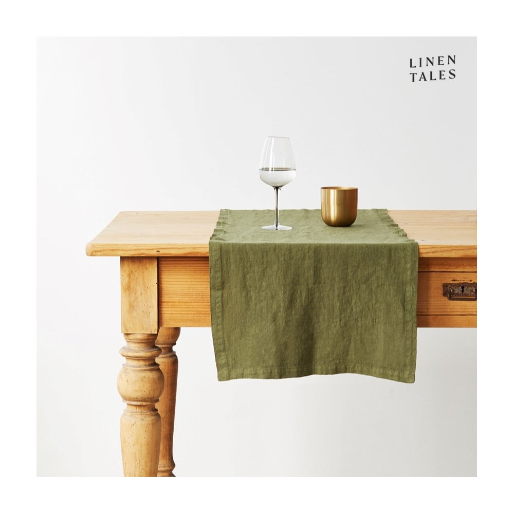 Len asztali futó 40x150 cm – Linen Tales