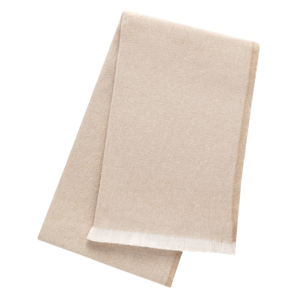 Linen világosbézs pléd