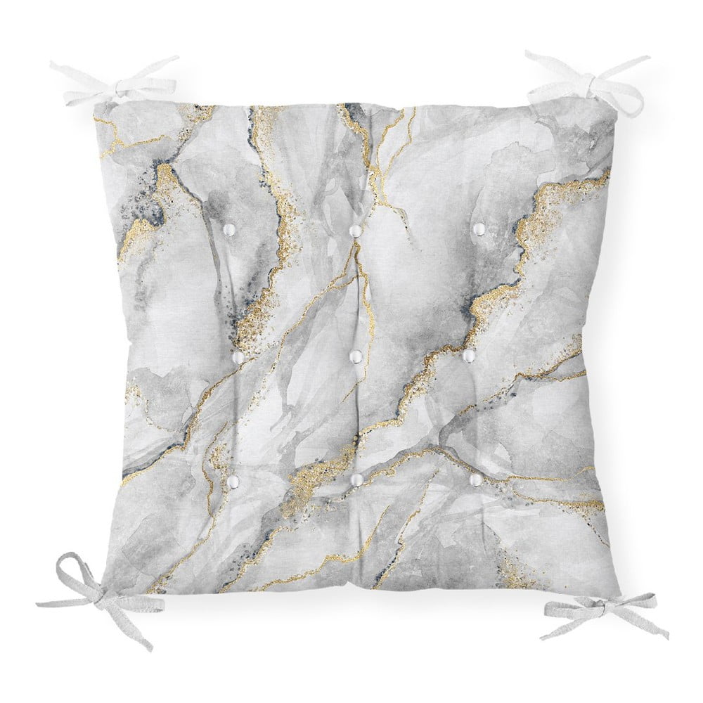 Marble Gray Gold székpárna