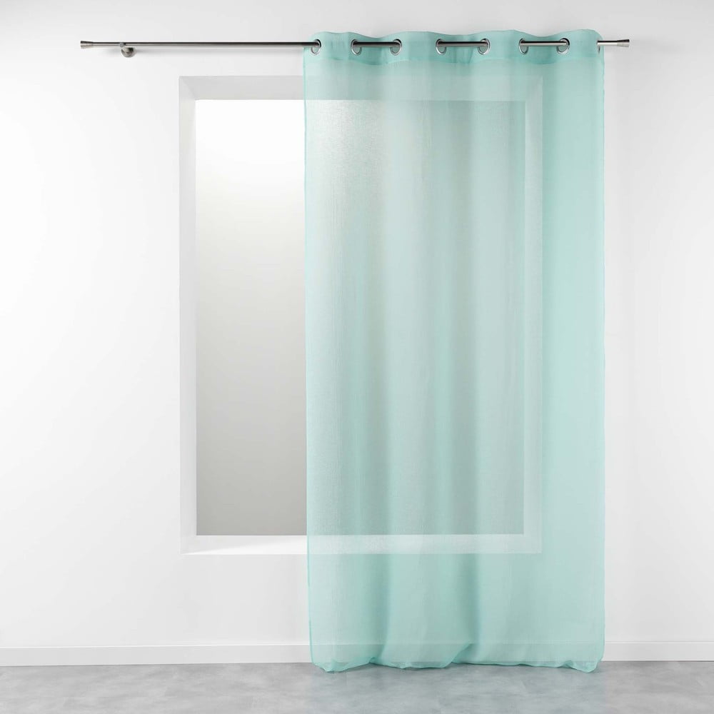 Mentazöld fényáteresztő függöny 140x280 cm Telma – douceur d'intérieur