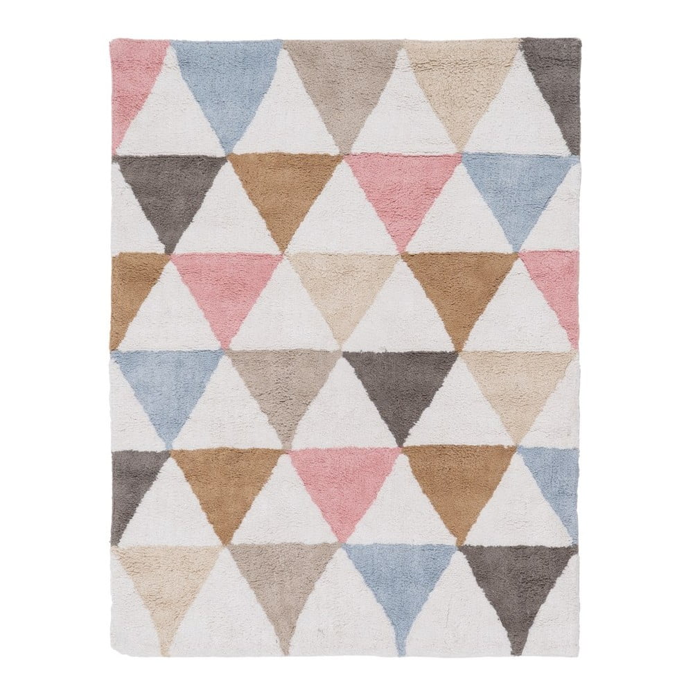 Mosható pamut szőnyeg 100x135 cm Geometric – Ixia