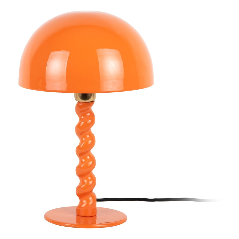 Narancssárga asztali lámpa fém búrával (magasság 39 cm) Prisa – Leitmotiv