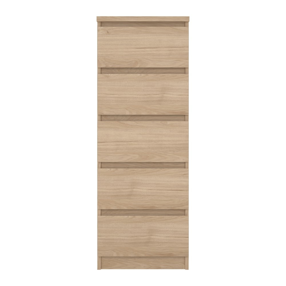 Natúr színű komód tölgyfa dekorral 40x111x50 cm Naia – Tvilum