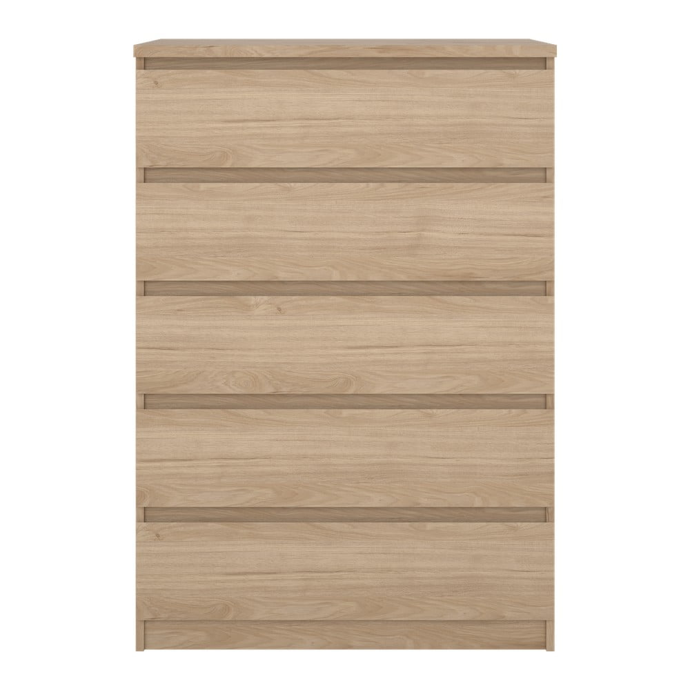 Natúr színű komód tölgyfa dekorral 77x111x50 cm Naia – Tvilum