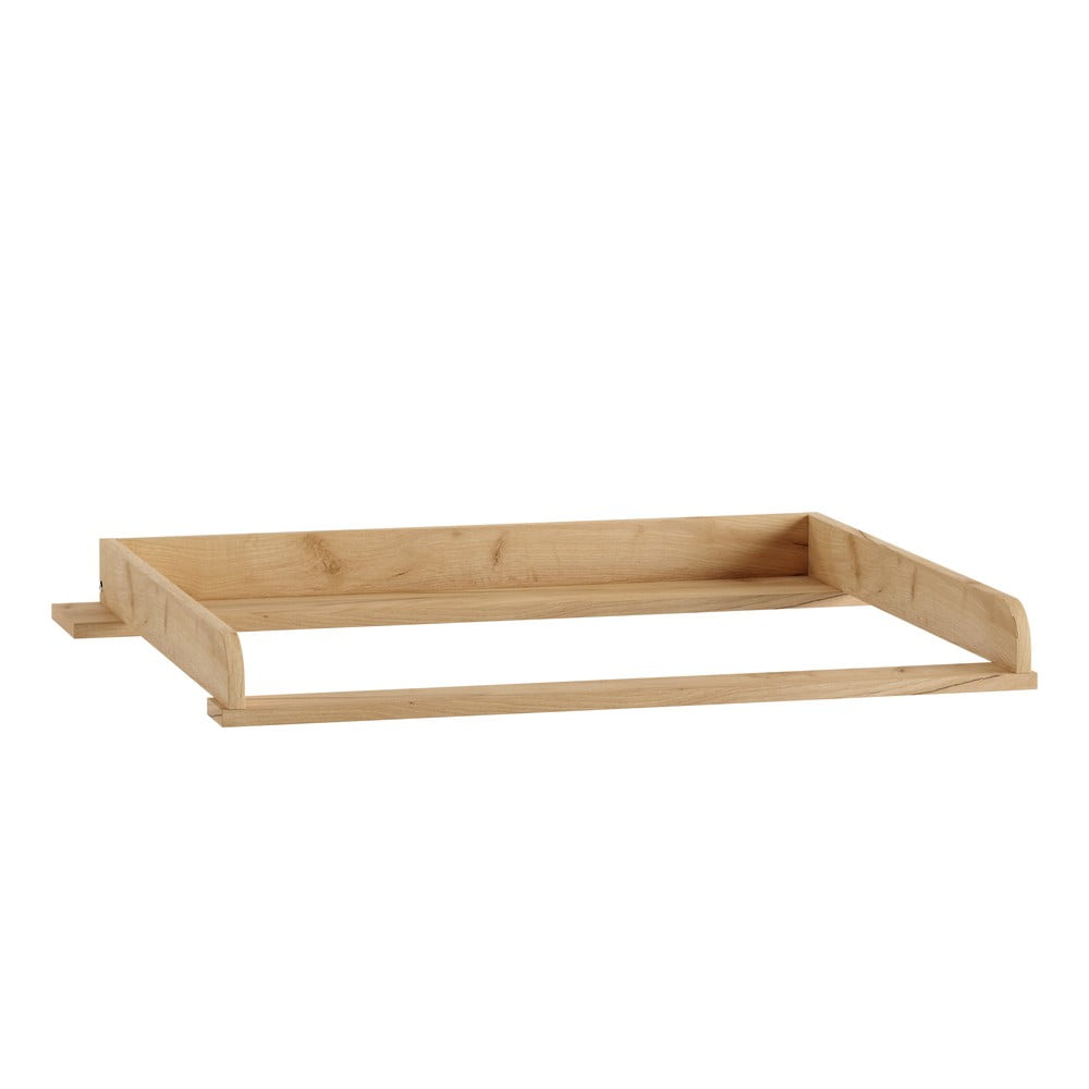 Natúr színű pelenkázó feltét bükkfa dekorral Retro – Pinio