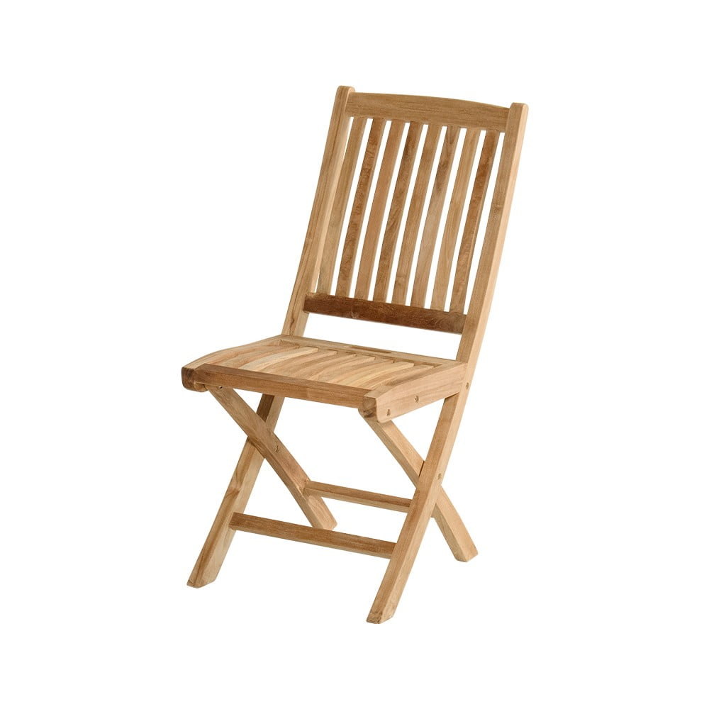 Natúr színű tömörfa kerti szék Langli – Hartman