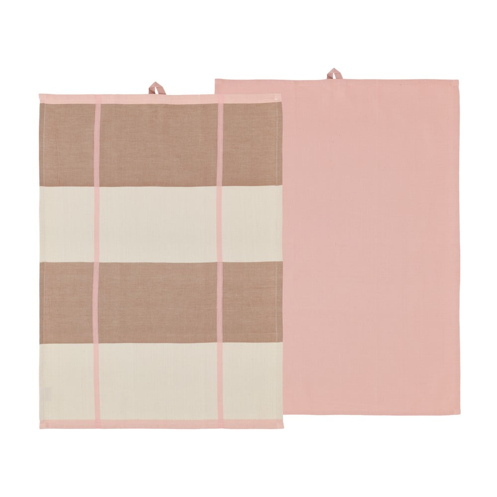 Pamut konyharuha szett 2 db-os 50x70 cm Blocks – Södahl