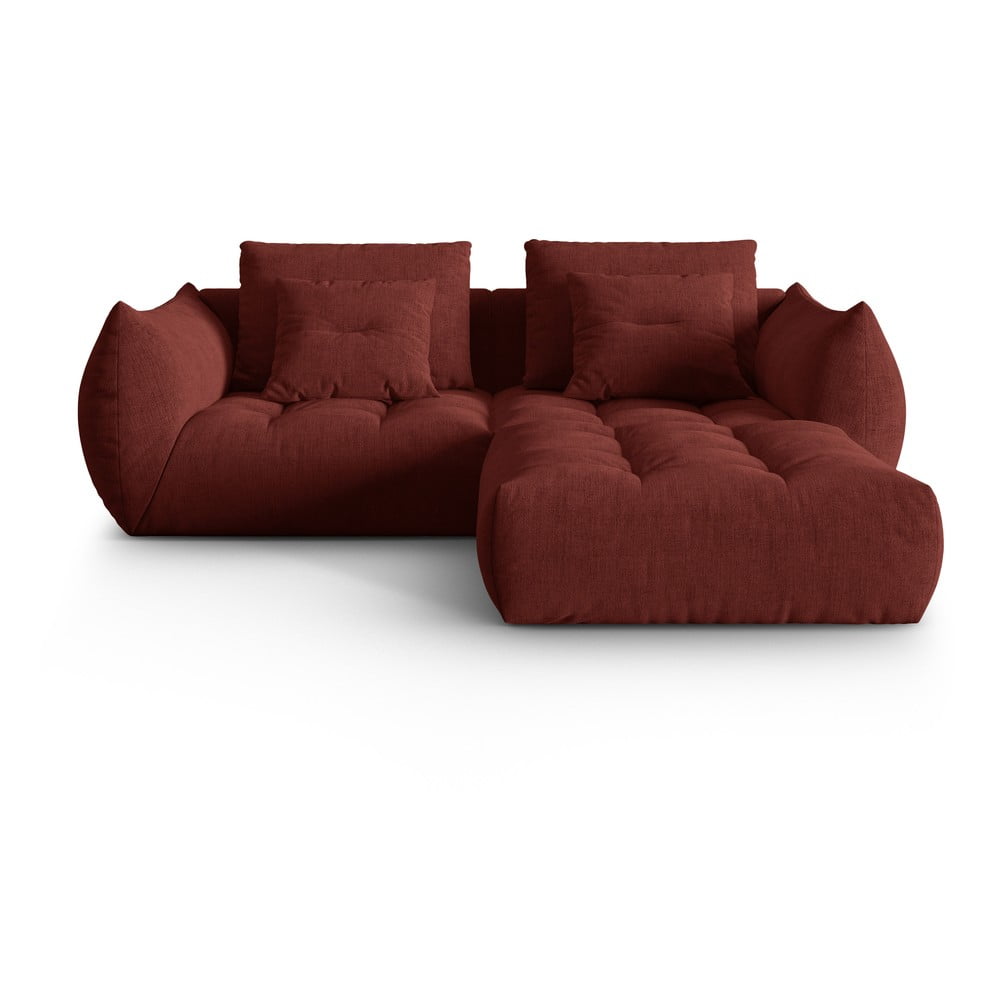 Piros sarokkanapé (variálható) Bloom – Micadoni Home