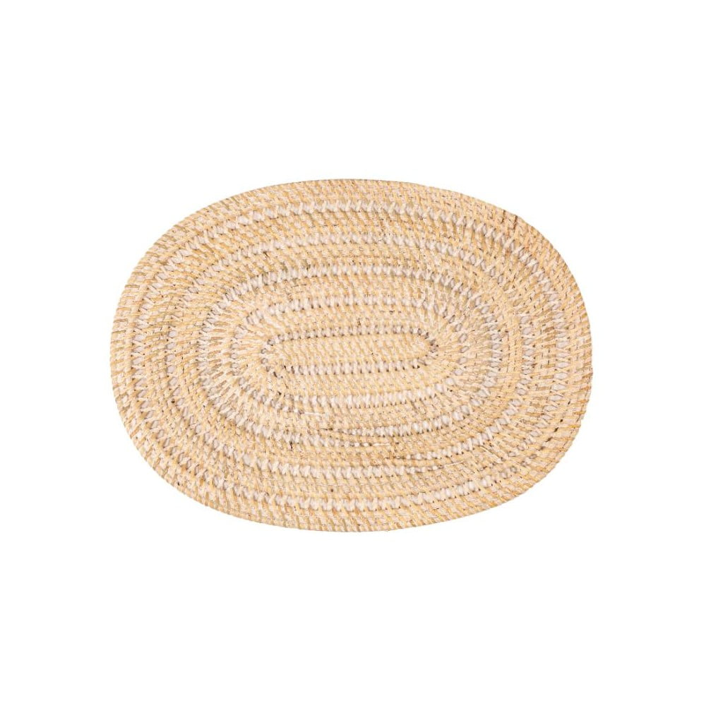 Rattan tányéralátét 40x30 cm - Tiseco Home Studio