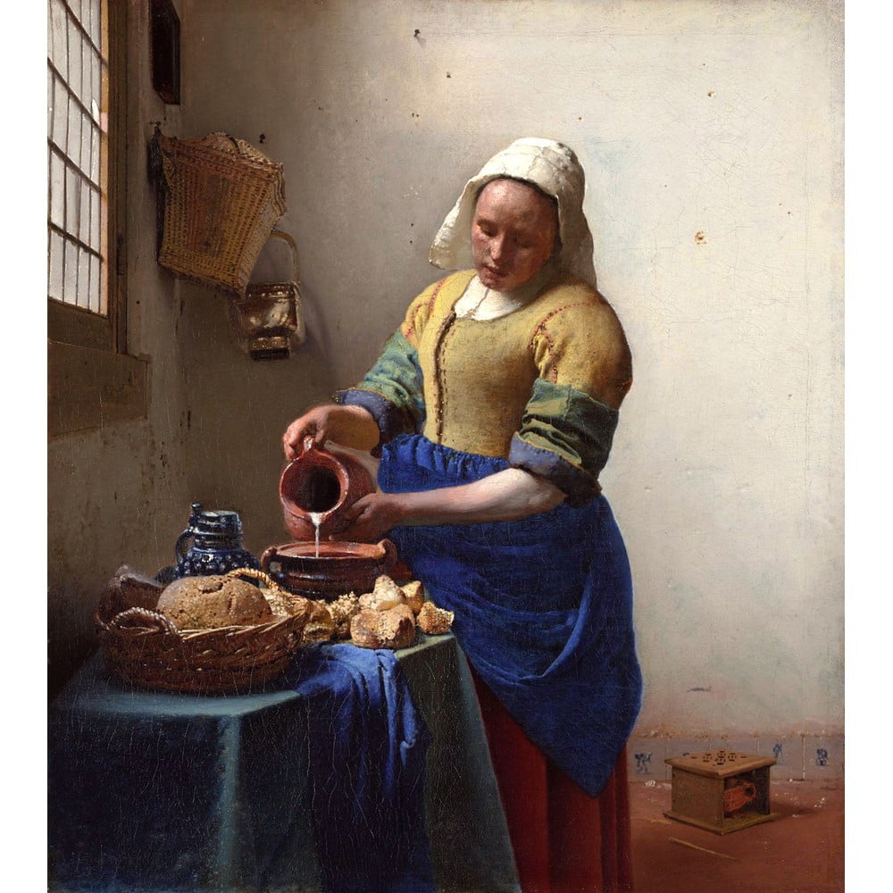 Reprodukciós kép 45x60 cm The Milkmaid