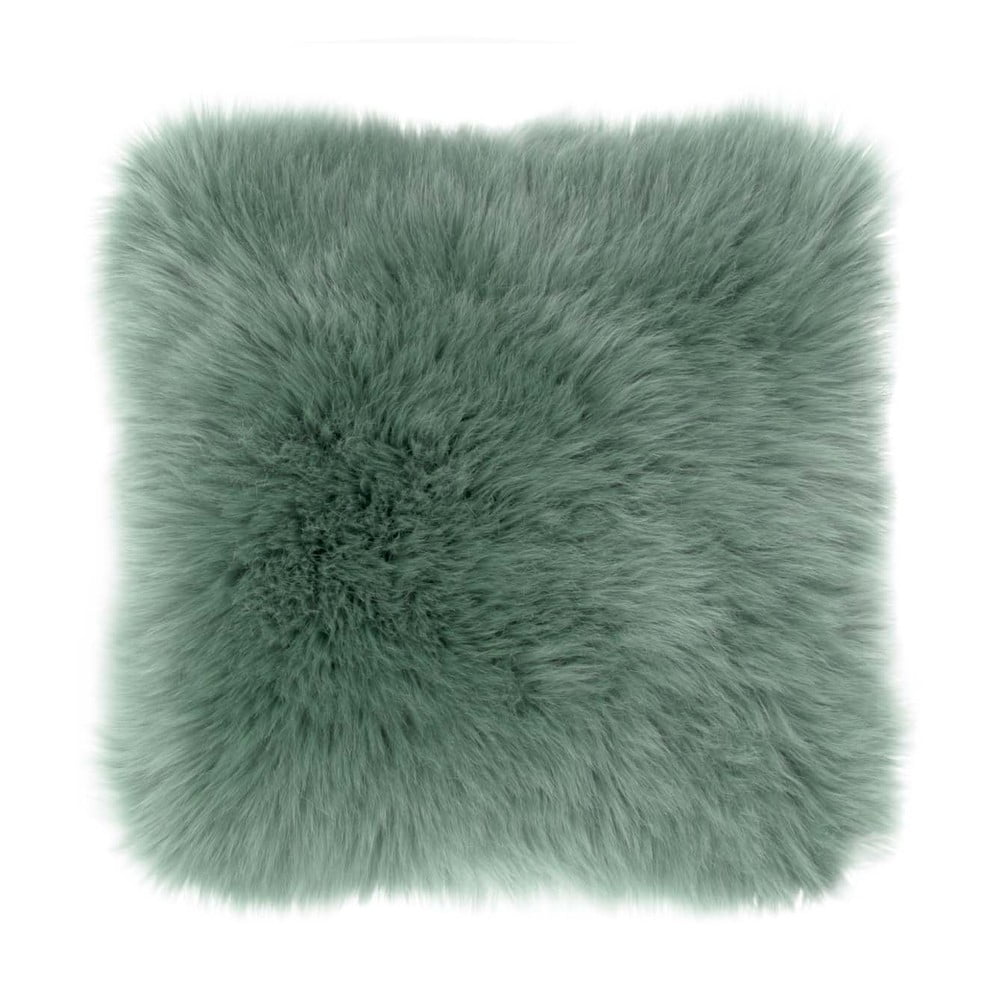 Sheepskin zöld díszpárna
