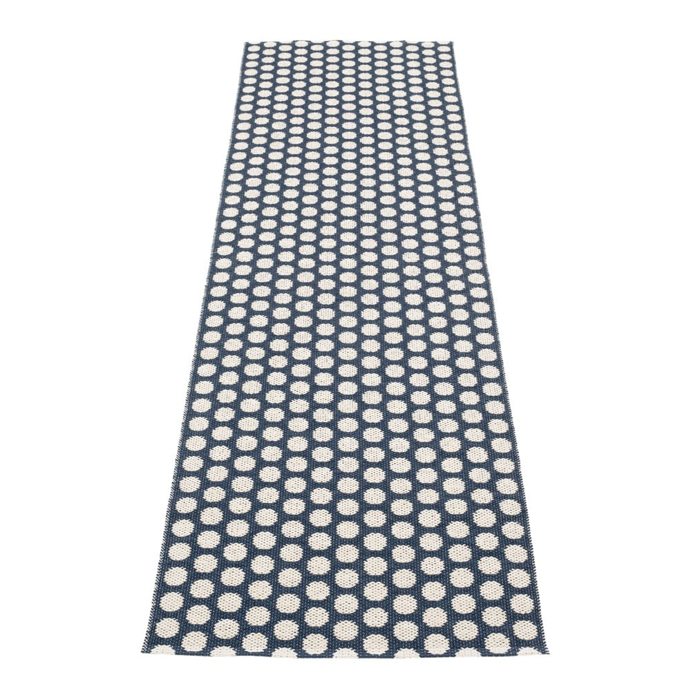 Sötétkék kültéri-beltéri futószőnyeg 70x250 cm Noa Dark Blue – Pappelina