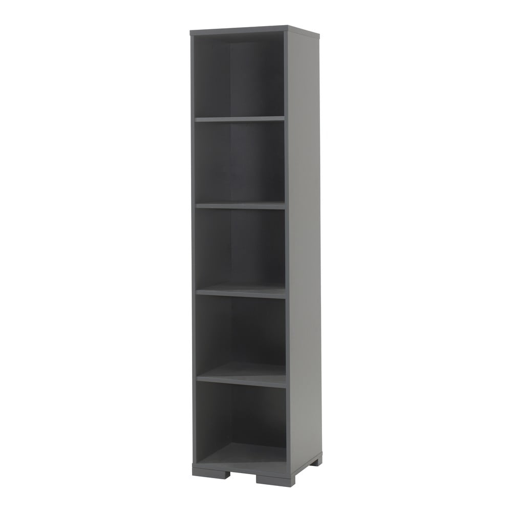 Sötétszürke gyerek könyvespolc 46x195 cm London – Vipack