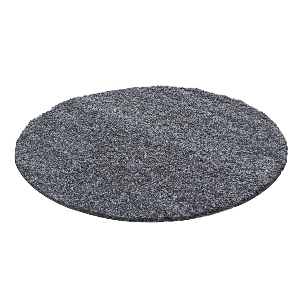 Sötétszürke kerek szőnyeg ø 120 cm Life – Ayyildiz Carpets
