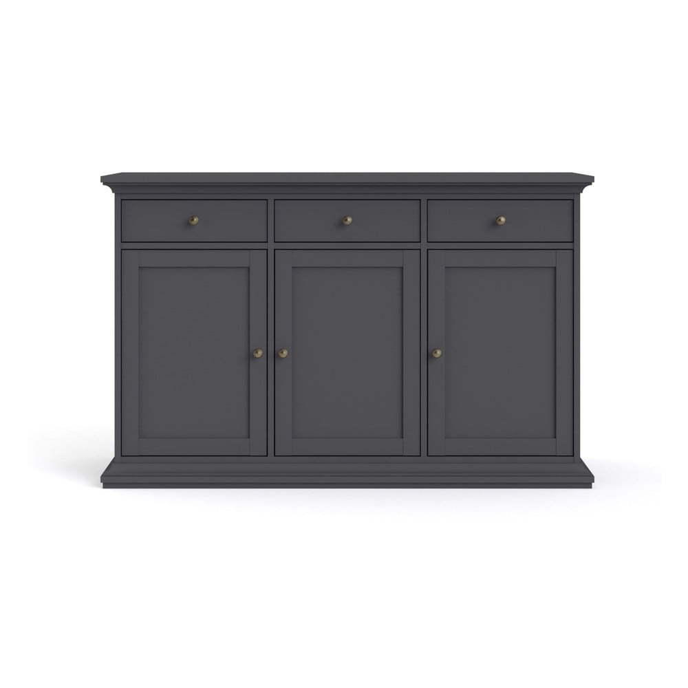 Szürke alacsony komód 144x92 cm Paris – Tvilum