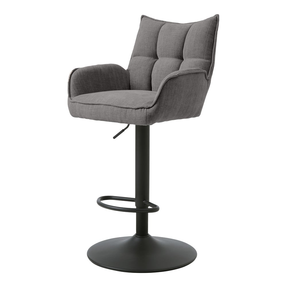 Szürke állítható magasságú bárszék szett 2 db-os Marilla – Unique Furniture