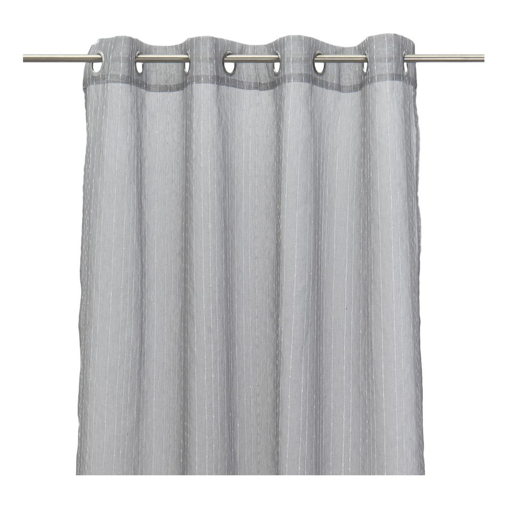 Szürke fényáteresztő függöny 140x260 cm Vertical Thread – Casa Selección