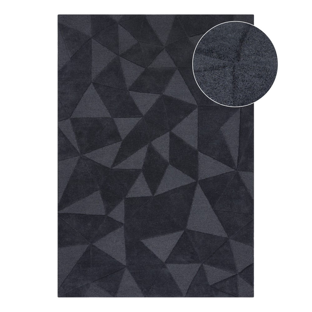 Szürke gyapjú szőnyeg 290x200 cm Shard - Flair Rugs