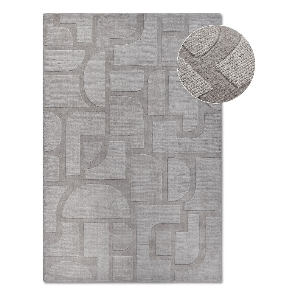 Szürke kézi szövésű gyapjú szőnyeg 160x230 cm Alexis – Villeroy&Boch