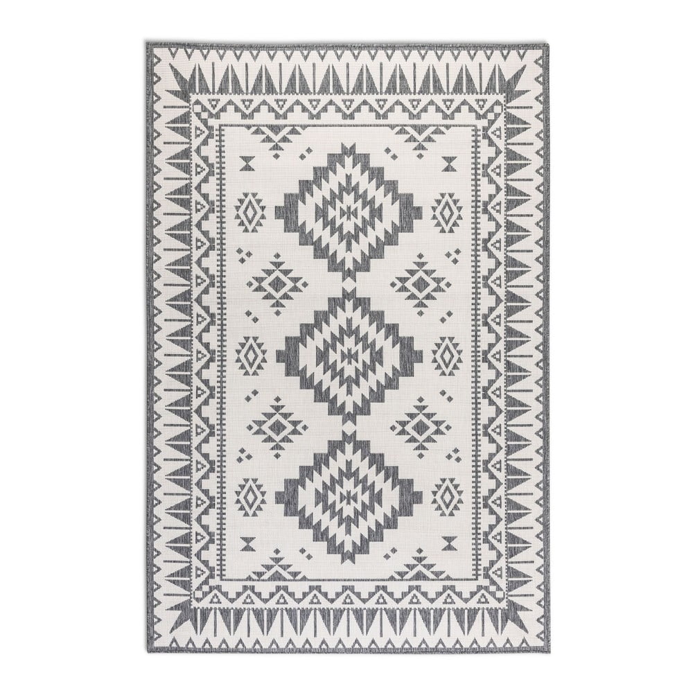 Szürke-krémszínű kültéri szőnyeg 120x170 cm Gemini – Elle Decoration