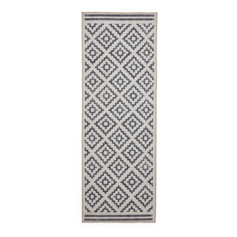 Szürke mosható futószőnyeg 61x170 cm Coral Grey – Think Rugs