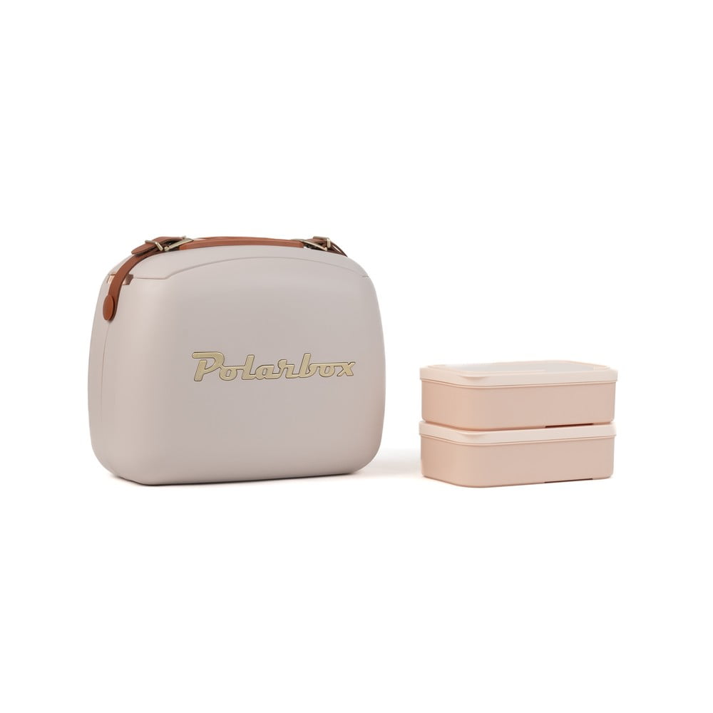 Törtrózsaszín hűtődoboz 6 l Classic Gold – Polarbox