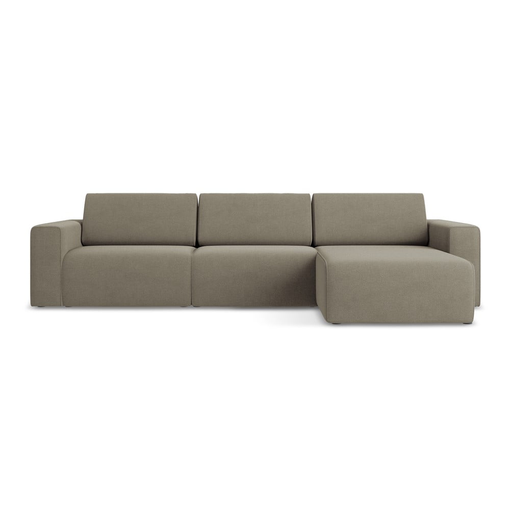 Világosbarna moduláris sarokkanapé (jobb oldali) Kalea – Makamii