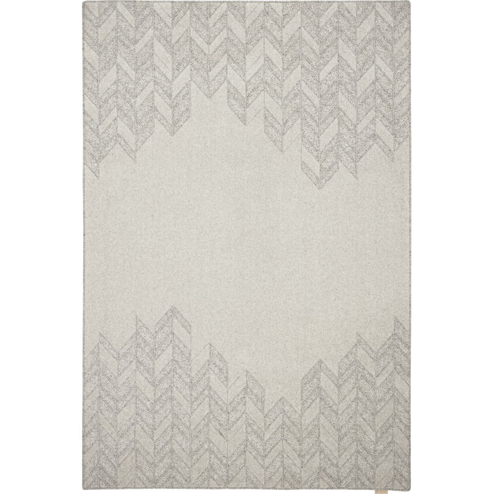Világosszürke gyapjú szőnyeg 160x230 cm Credo – Agnella