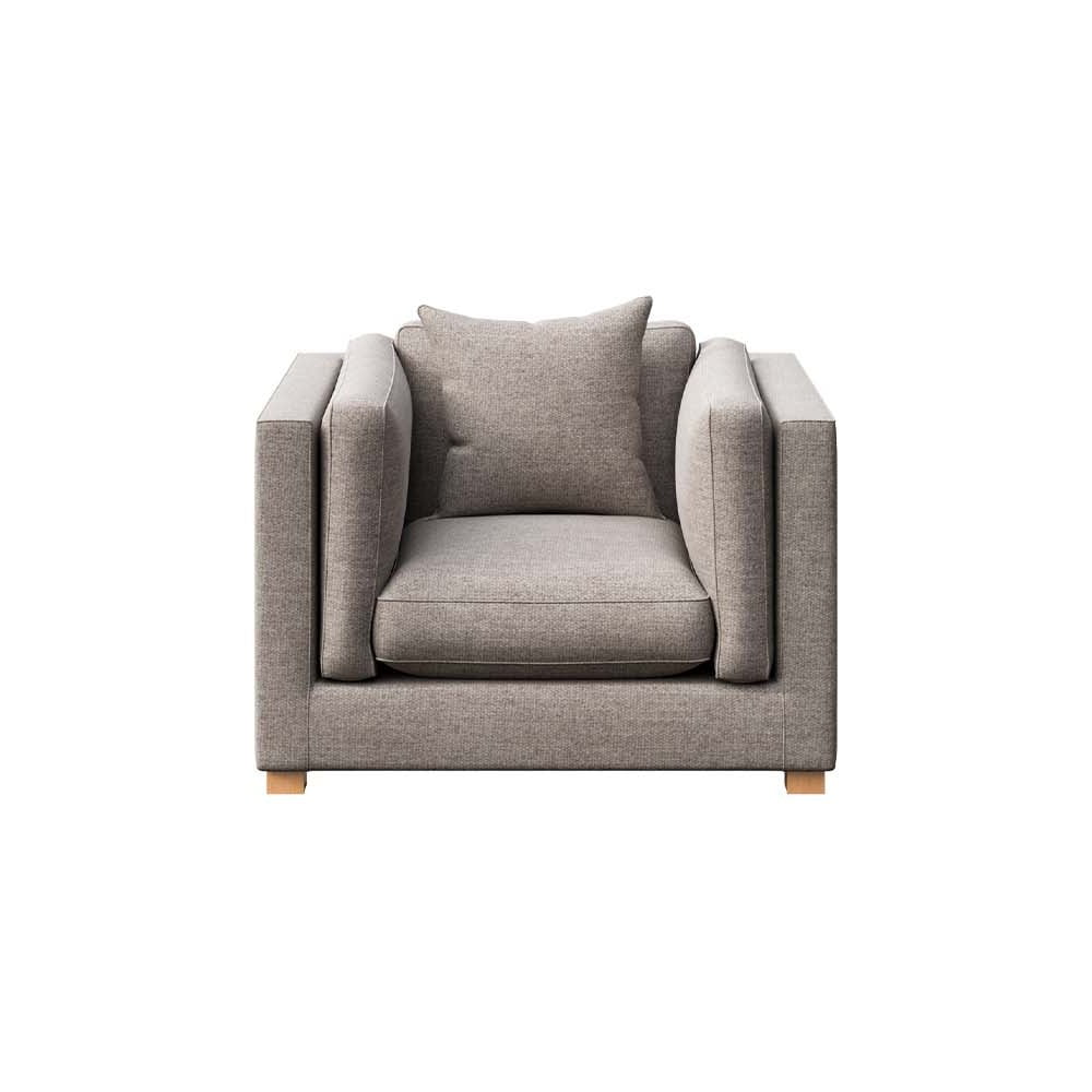 Világosszürke relaxációs fotel Pomo – Ame Yens