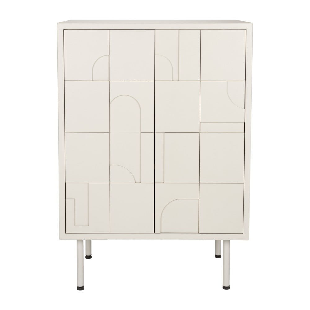 Világosszürke szekrény 70x100x40 cm Funk – White Label